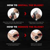 Beardo APE-X 3-In-1 Multipurpose Trimmer - Black & Red