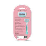 Sirona Reusable 4 Blade Cartridge Hair Removal Body Razor For Women