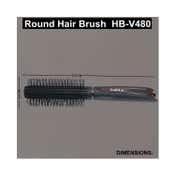 Babila Round Hair Brush - HB-V480