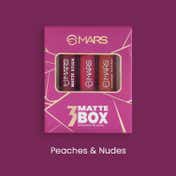 MARS Matte Lipsticks Box - 02 Peaches & Nudes (3 x 3.2 g)