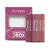 MARS Matte Lipsticks Box - 02 Peaches & Nudes (3 x 3.2 g)