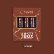 MARS Matte Lipsticks Box - 04 Browns (3.5 g)