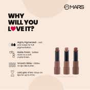 MARS Matte Lipsticks Box - 04 Browns (3.5 g)