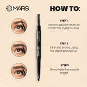 MARS Micro Precision Brow Pencil - Brown (3.5 g)
