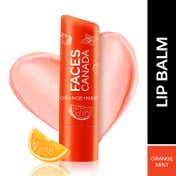 Faces Canada Lip Balm - Orange Mint 01, Orange Tint, SPF 15, 12 HR Moisturization (4.5 g)