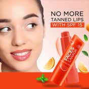 Faces Canada Lip Balm - Orange Mint 01, Orange Tint, SPF 15, 12 HR Moisturization (4.5 g)