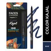 Faces Canada Magneteyes Color Kajal - Blue Motivation 01, 12 HR Stay, Matte Finish (0.30 g)
