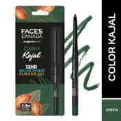 Faces Canada Magneteyes Color Kajal - Green Appreciation 02, 12 HR Stay, Matte Finish (0.30 g)