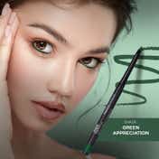 Faces Canada Magneteyes Color Kajal - Green Appreciation 02, 12 HR Stay, Matte Finish (0.30 g)