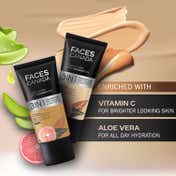Faces Canada 3in1 All Day Hydra Matte Foundation + Moisturizer + SPF 30 - Medium Natural 022 (25 ml)