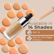 Faces Canada Ultime Pro Second Skin Foundation - Beige 03, Matte Finish, SPF 15 (15 ml)