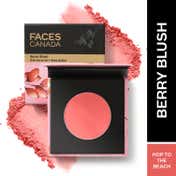 Faces Canada Berry Blush - Hop To The Beach 01, Lightweight Long Lasting Ultra-Matte HD Finish (4 g)