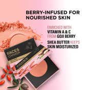 Faces Canada Berry Blush - Call Me Honey 02, Lightweight Long Lasting Ultra-Matte HD Finish (4 g)