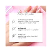Plum Color Affair 3-in-1 Strengthener Base & Top Coat - Clear (11 ml)