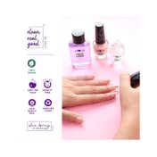 Plum Color Affair 3-in-1 Strengthener Base & Top Coat - Clear (11 ml)