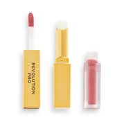 Revolution Pro Supreme Stay 24H Lip Duo Lipstick - Velvet (1ml+1.5 g)