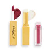 Revolution Pro Supreme Stay 24H Lip Duo Lipstick- Thirst (1ml+1.5 g)