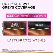 L'Oreal Paris Casting Creme Gloss Ultra Visible Hair Color - Caramel Brown 634 (100g + 60ml)