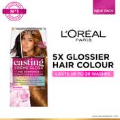 L'Oreal Paris Casting Creme Gloss Ultra Visible Hair Color - Caramel Brown 634 (100g + 60ml)