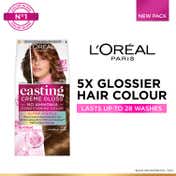L'Oreal Paris Casting Creme Gloss Ultra Visible Hair Color - Light Golden Brown 632 (100g + 60ml)