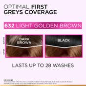 L'Oreal Paris Casting Creme Gloss Ultra Visible Hair Color - Light Golden Brown 632 (100g + 60ml)
