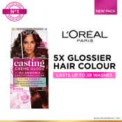 L'Oreal Paris Casting Creme Gloss Ultra Visible Hair Color - Cherry Burgundy 566 (100g + 60ml)