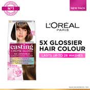 L'Oreal Paris Casting Creme Gloss Ultra Visible Hair Color - Salted Caramel 532 (100g + 60ml)