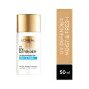 L'Oreal Paris UV Defender Serum Protector Sunscreen SPF 50 PA+++ - Moist & Fresh (50ml)