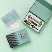 House of Beauty Jade Roller Kit -Toning, Tightening, Lymphatic Drainage, Depuffing Eyes (3 Pcs)