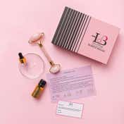 House of Beauty Rose Quartz Roller Kit For Toning, Tightening, Depuffing Face & Undereyes (3 Pcs)