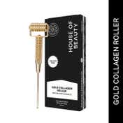 House of Beauty Gold Collagen Roller W-T Acupressure Point Press For Plumping & Fine Lines (1 Pc)