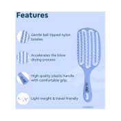 GUBB French Hues Paddle Vent Brush Long 8855