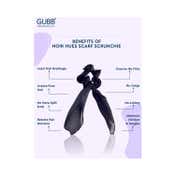 GUBB Noir Hues Scarf Scrunchie Gb-Ha-26