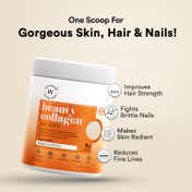 Wellbeing Nutrition Beauty Collagen Peptides HLA and Biotin Skin Hair and Nails Mango Flavor (250 g)