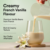 Wellbeing Nutrition Organic Vegan Protein Isolate 3B CFU Probiotics French Vanilla Caramel (500 g)