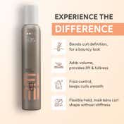 Wella Professionals EIMI Boost Bounce Curl Enhancing Mousse for Frizz-Free Curls (300 ml)