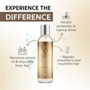 SP LuxeOil Keratin Protect Shampoo for Dry & Damaged Hair (200 ml)