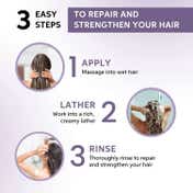 SP Repair Shampoo for Damaged Hair Strengthens Hair Structure (250 ml)