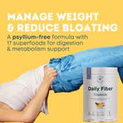 Wellbeing Nutrition Daily Prebiotic Fiber 17 Superfoods Bloating Indigestion Pina Colada (240 g)