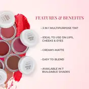 Just Herbs Nourishing Lip And Cheek Tint - 06 Pink Forever (4 g)