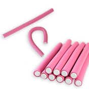 Bronson Professional Roller Curlers Clips for Women 25mm Set - Multicolor (10 pcs)
