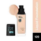 Maybelline New York Fit Me Matte + Poreless Liquid Foundation - 120 Classic Ivory (30 ml)