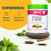 Oziva Protein & Herbs Powder for Women - Chocolate (500 g)