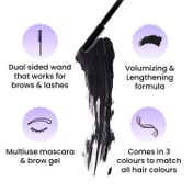 FAE BEAUTY Brash 2-in-1 Mascara & Brow Gel - Jet Black (10 g)