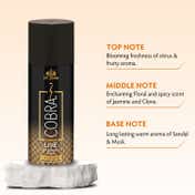 ST.JOHN Cobra Deodorant Men Live & Sports Limited Edition Deodorant Spray (3 Pcs)