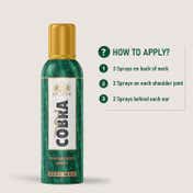 ST.JOHN Cobra Real Man Parfum Body Spray (4 Pcs)