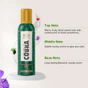 ST.JOHN Cobra Real Man Parfum Body Spray (4 Pcs)