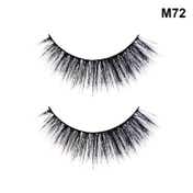 Beautiliss Professional False Eyelashes With Holder - 3D72 Black
