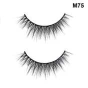 Beautiliss Professional False Eyelashes With Holder - 3D75 Black