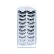 Beautiliss Professional False Eyelashes Set - (10 Pair)